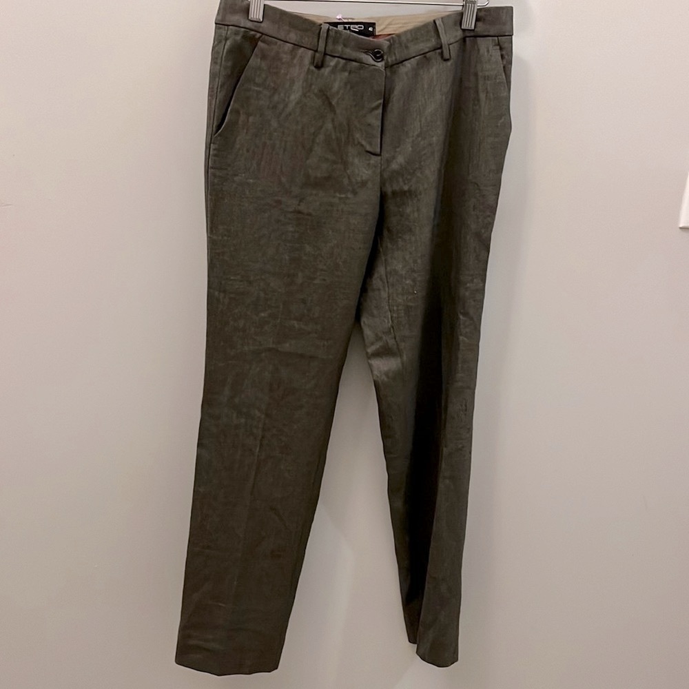 Etro Trousers Pants Wool Size 42/6 Made in Italy